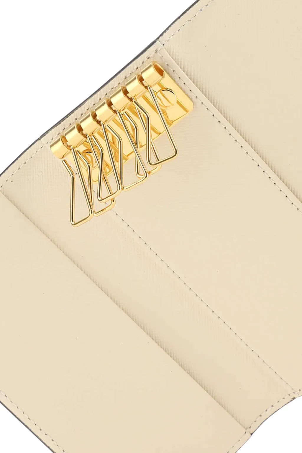 Logo Print Colour-Block Keyholder Wallet