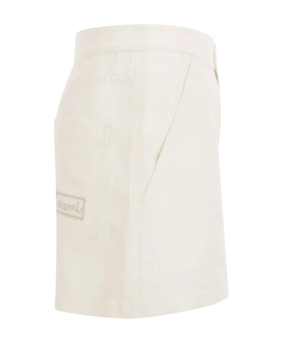 Logo Embroidered Shorts
