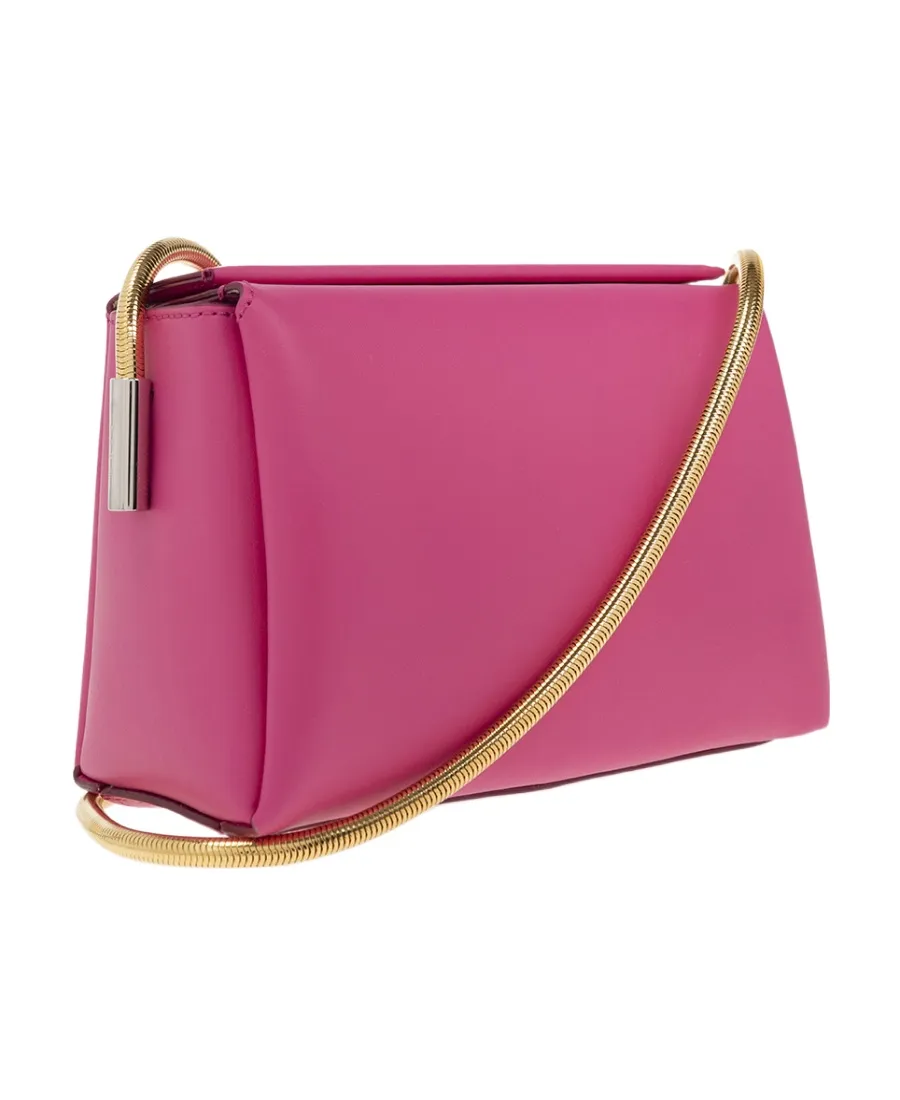 Foldover Top Chained Shoulder Bag