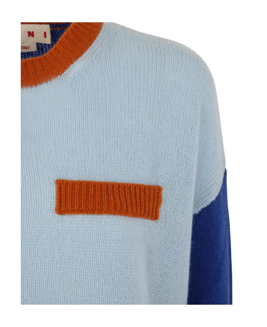 Color-Block Knitted Jumper