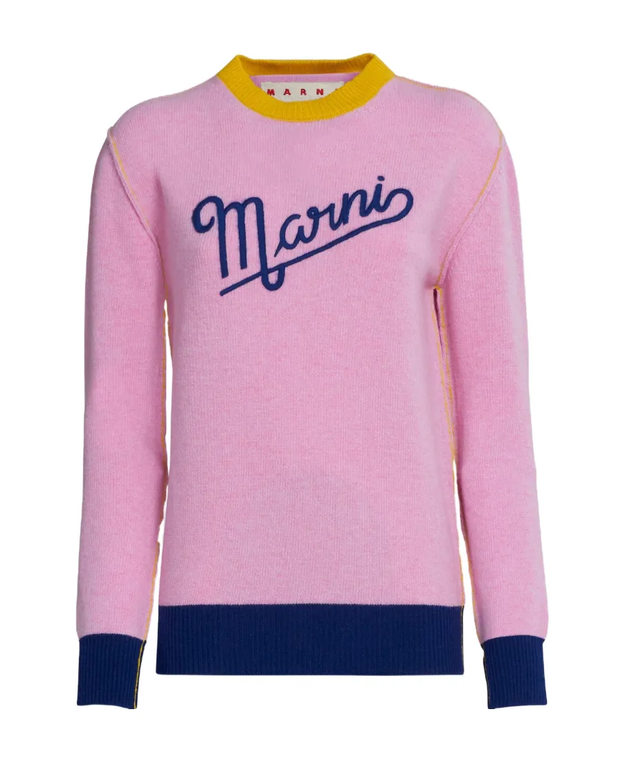 Logo Embroidered Crewneck Jumper