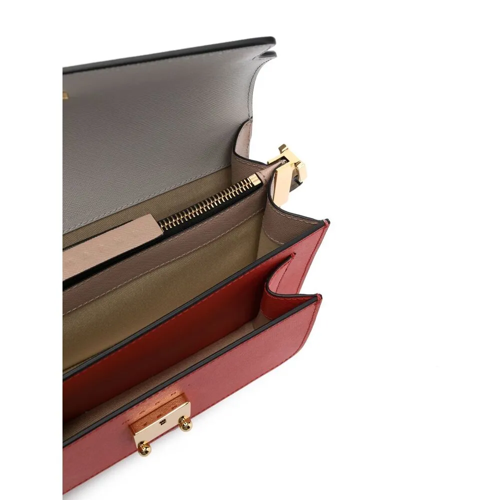 Trunk Colour-Block Crossbody Bag