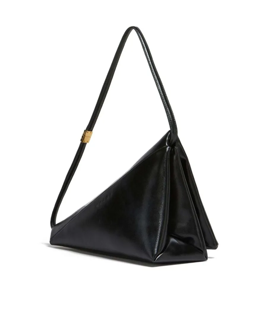 Triangle Foldover Shoulder Bag