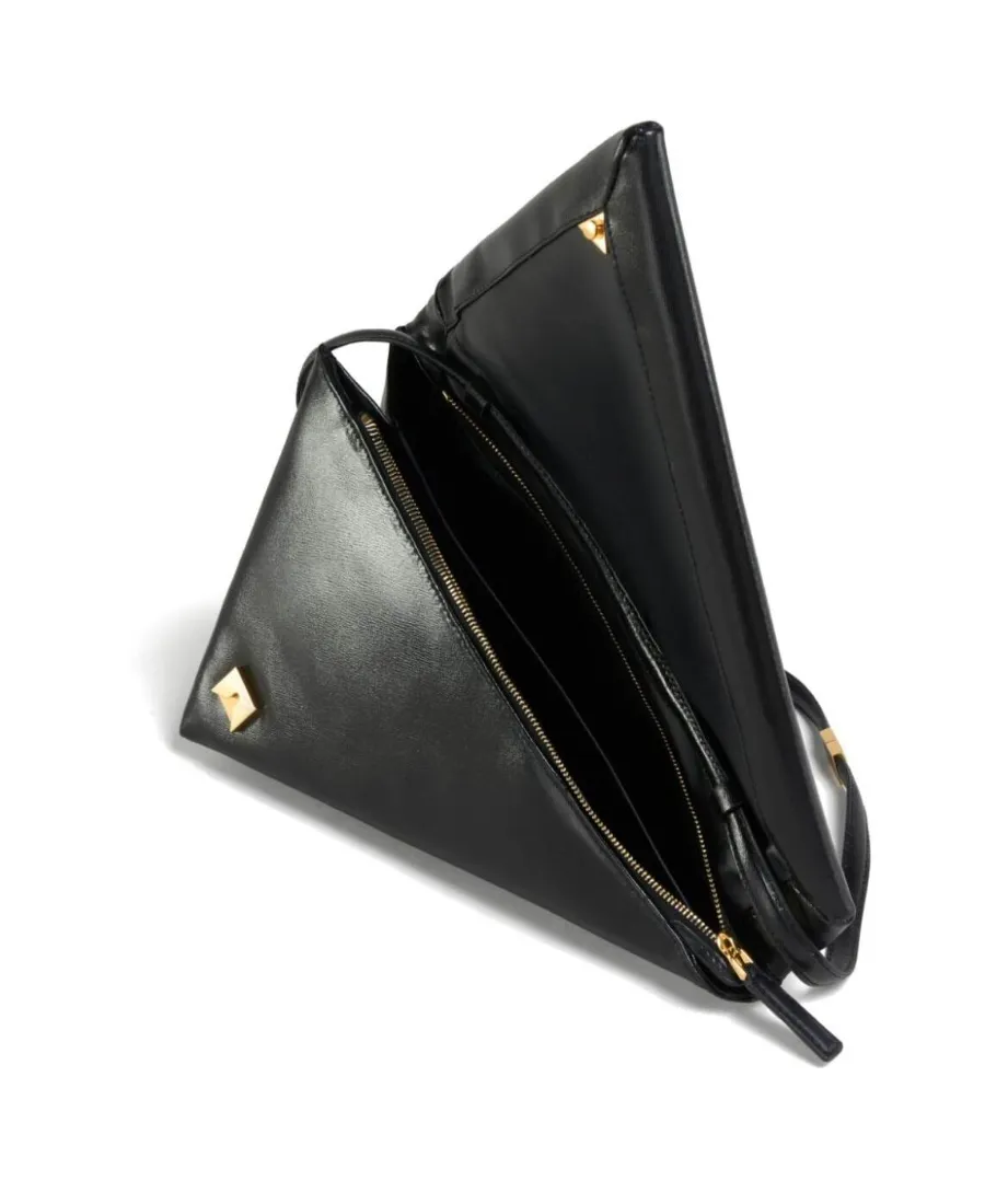 Triangle Foldover Shoulder Bag