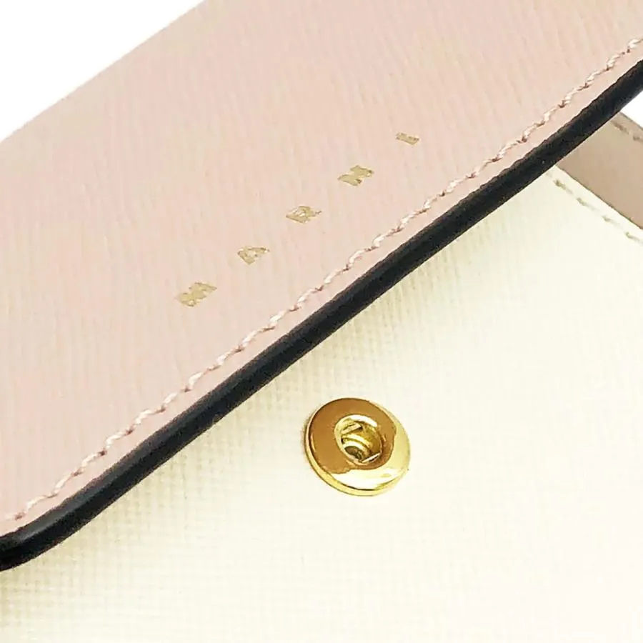 Panelled Logo Print Wallet