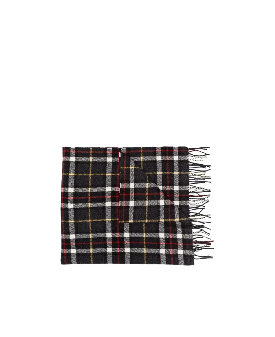 Logo Plaid Scarf