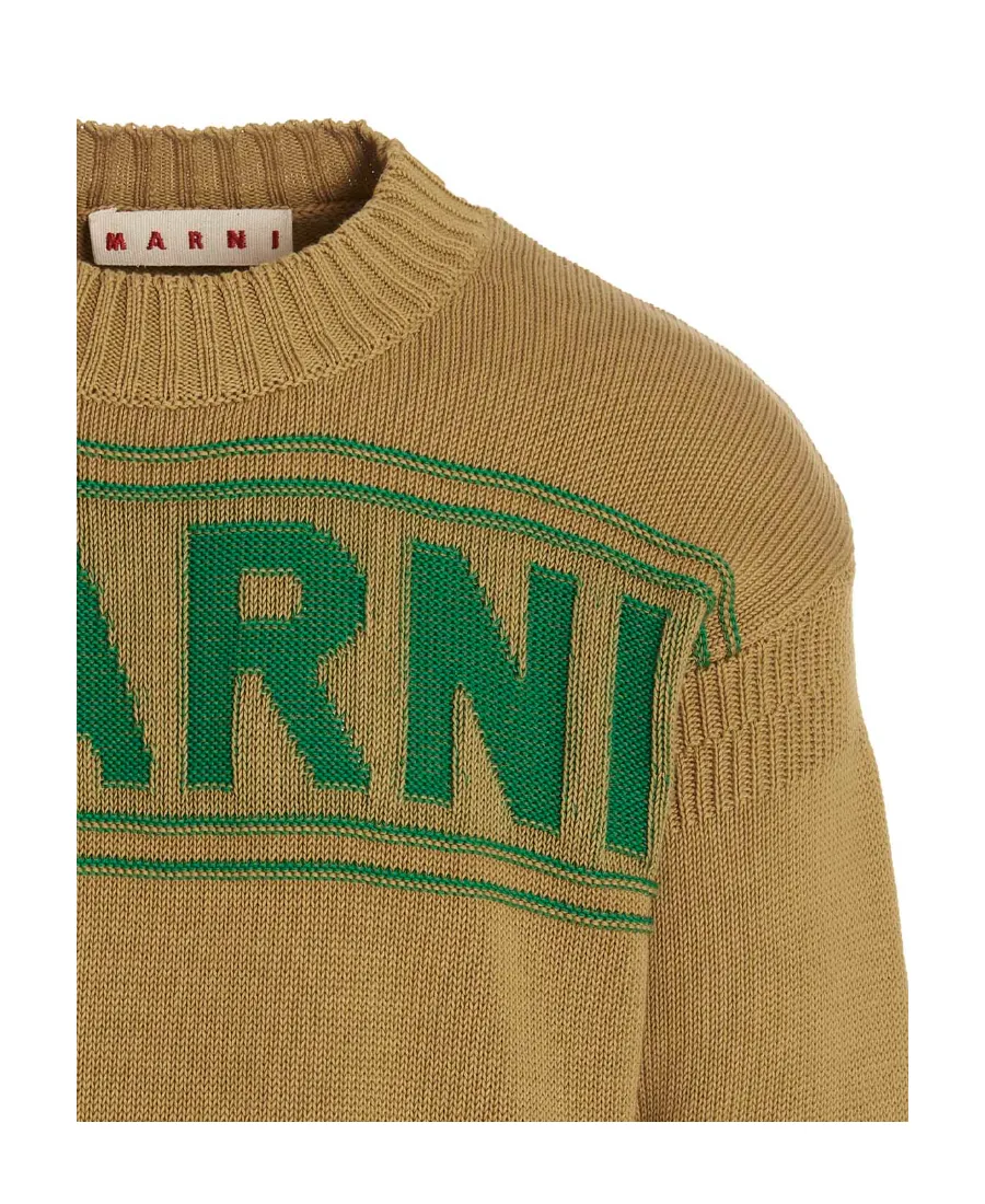 Logo Intarsia Knitted Jumper