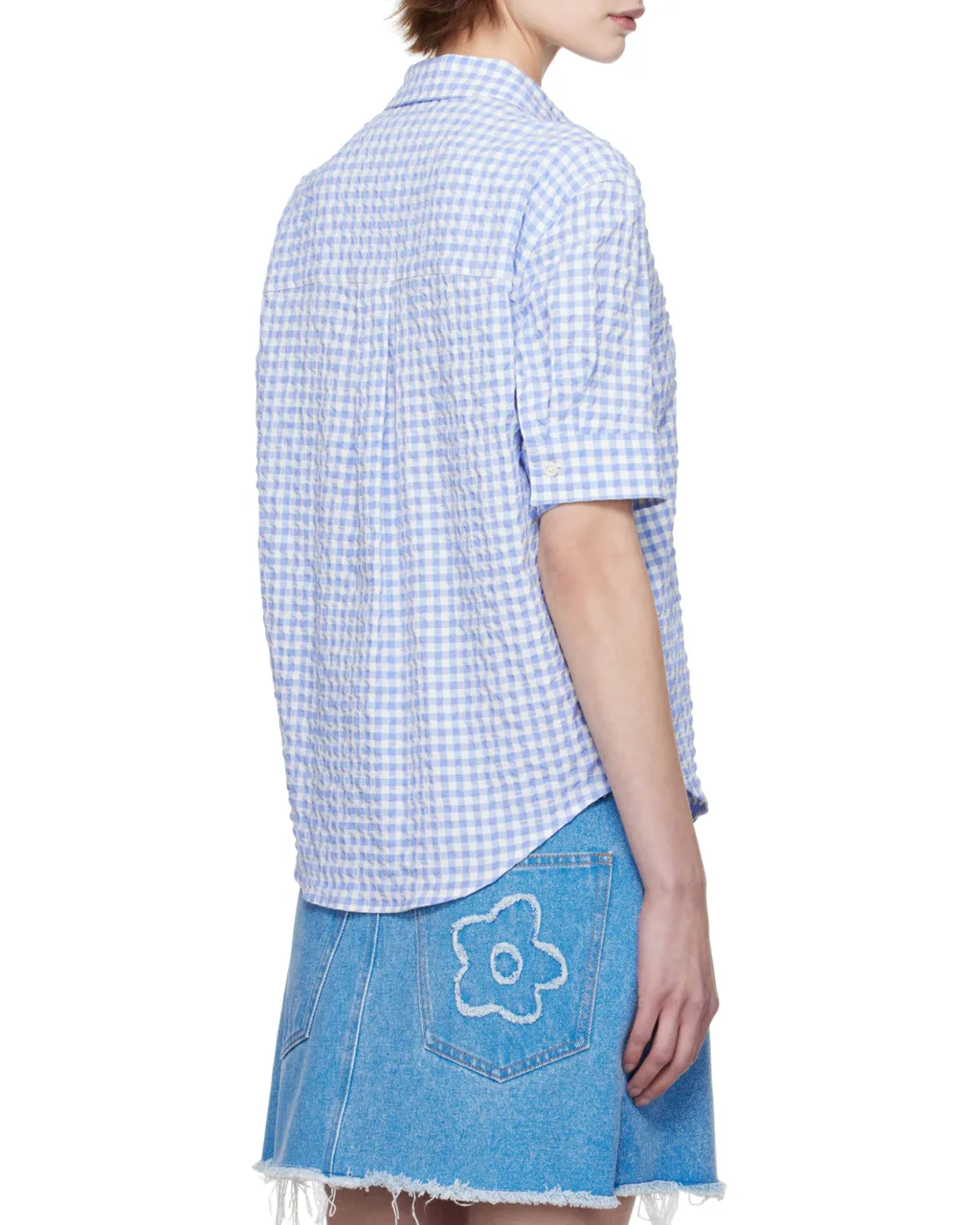 Seersucker Checked Shirt
