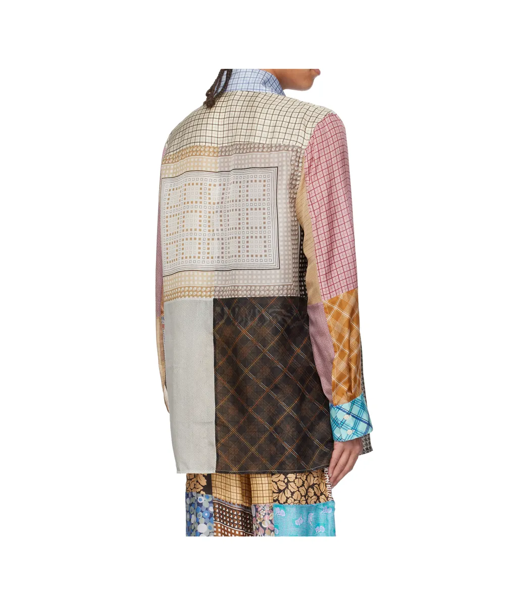Regenerated Silk-Scarves Shirt