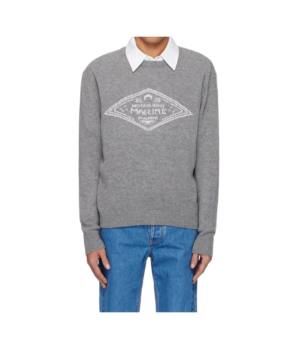 Logo-Intarsia Knit Sweater