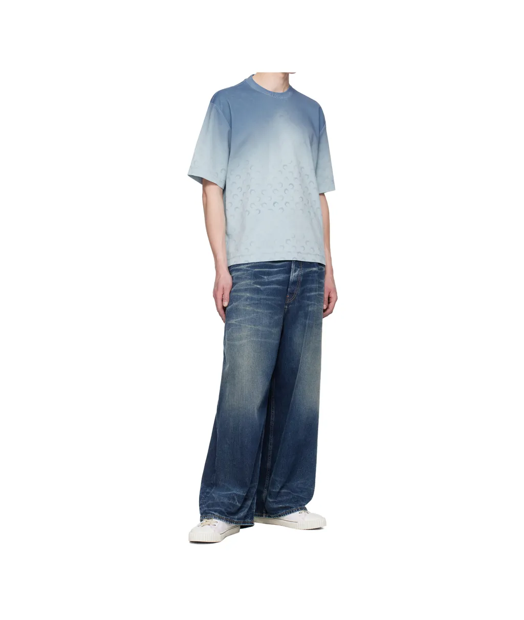 Moon Faded Crewneck T-Shirt