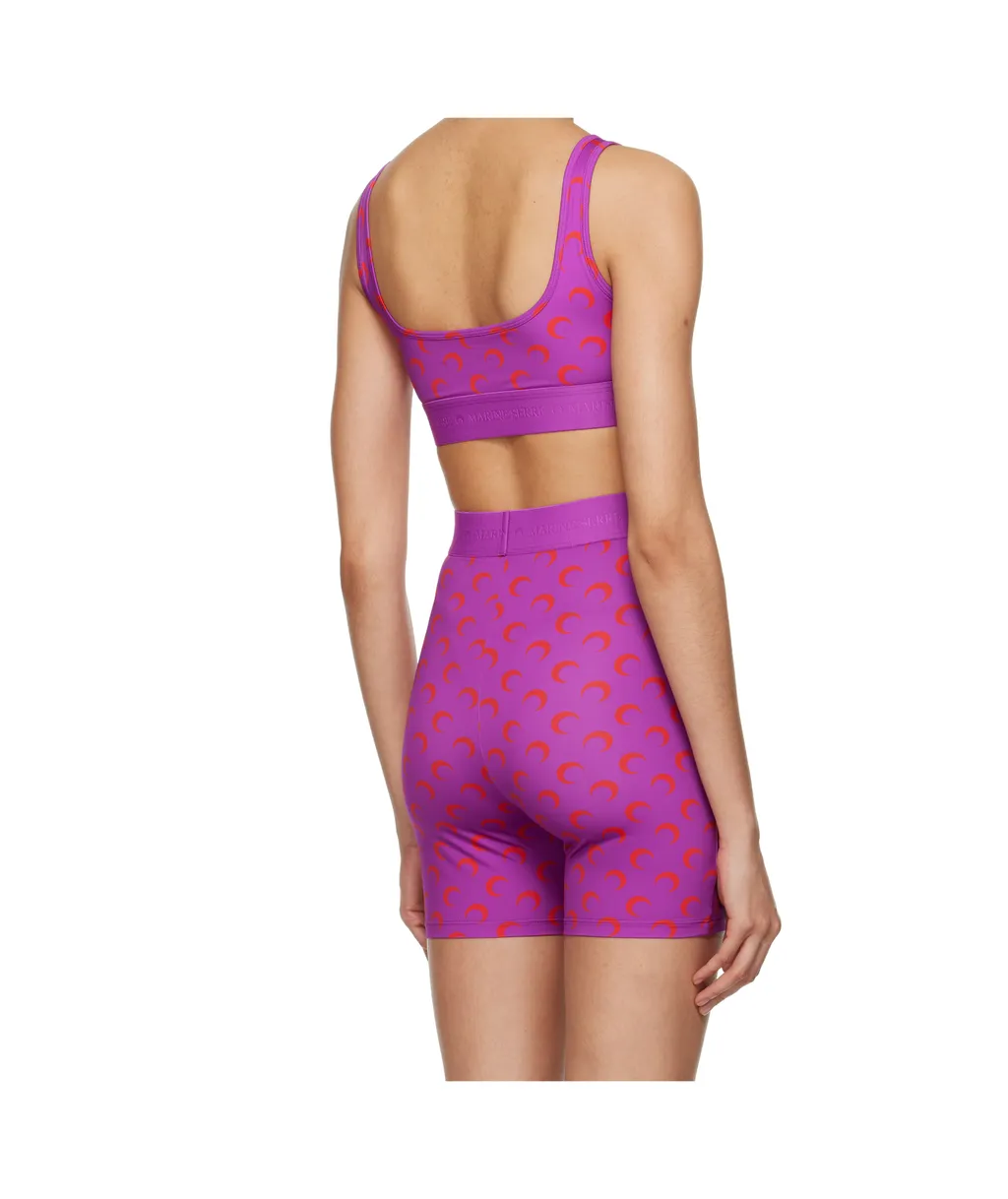 Moon Printed Sports Bra