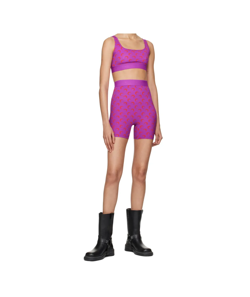 Moon Printed Sports Bra