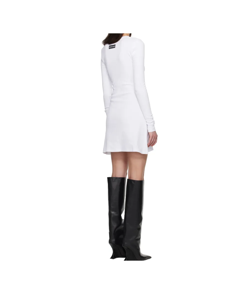 Fitted Mini Dress With Cut-Out