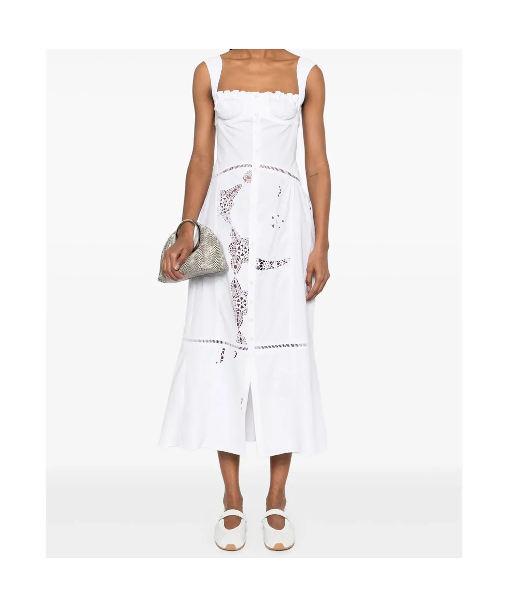 Regenerated Unlined Midi Dress
