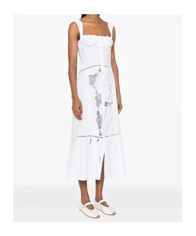 Regenerated Unlined Midi Dress