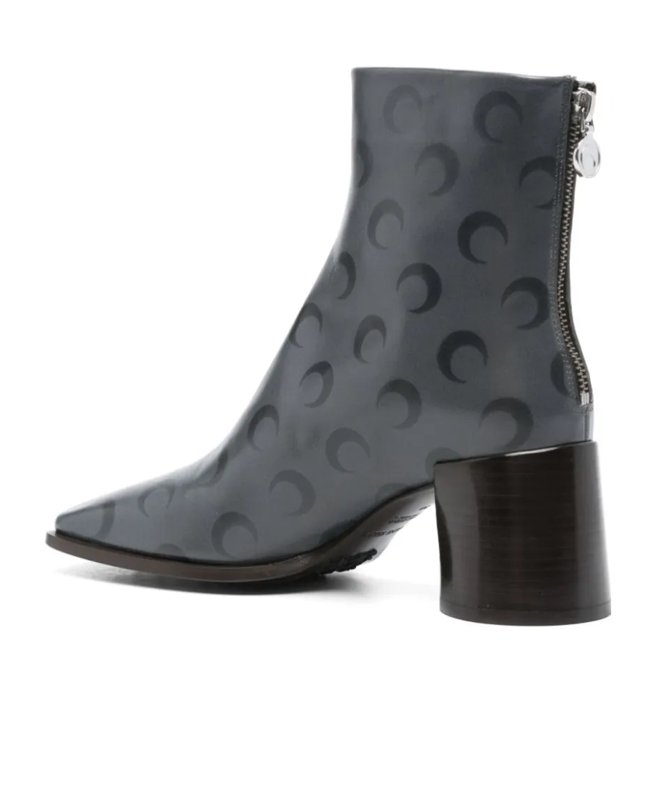 Zippered Short Boots
