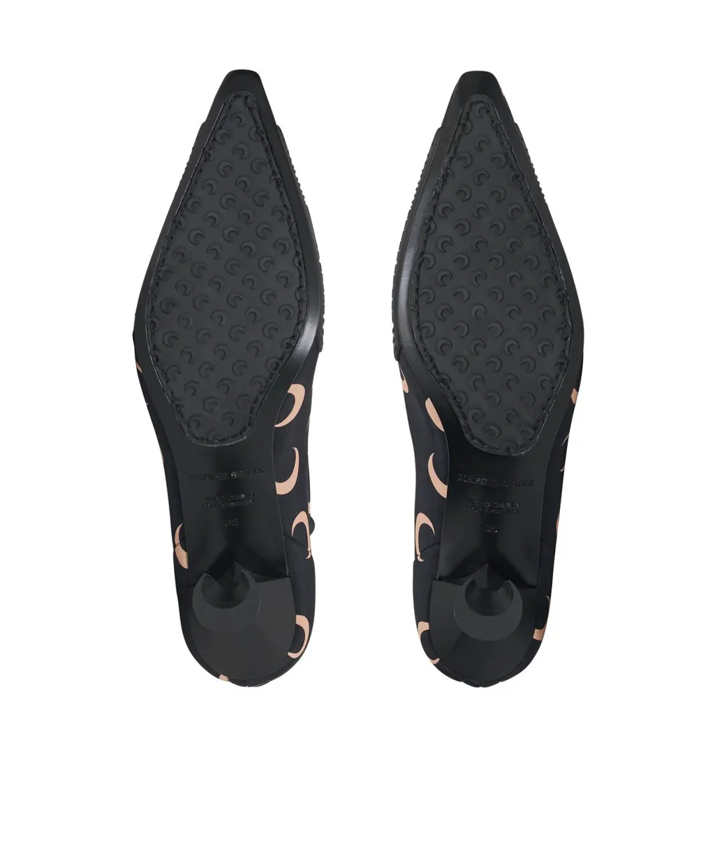 All-Over Logo Detailed Pointed-Toe Boots