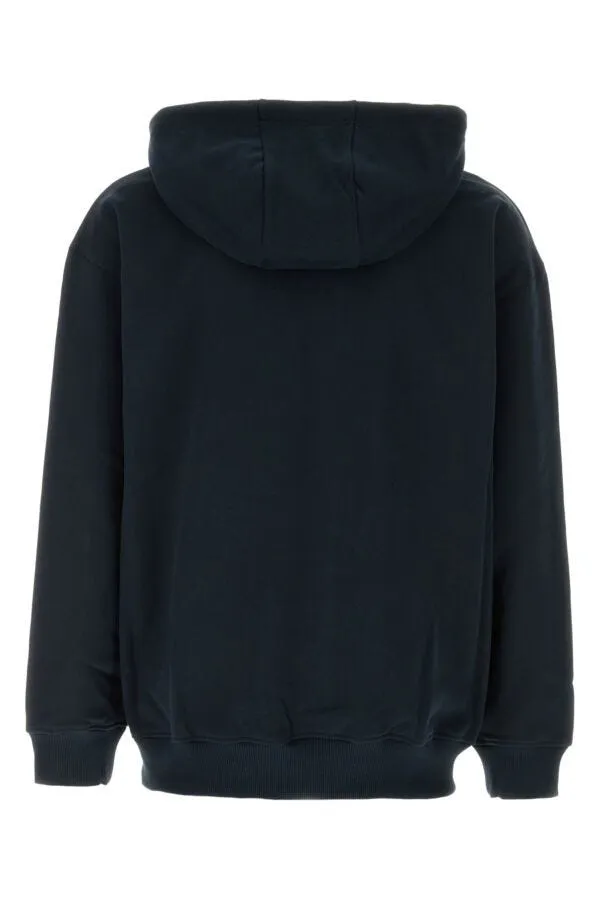 Logo Embroidered Drawstring Hoodie