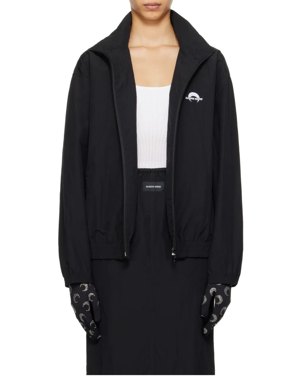 Logo Embroidered Sport Track Jacket