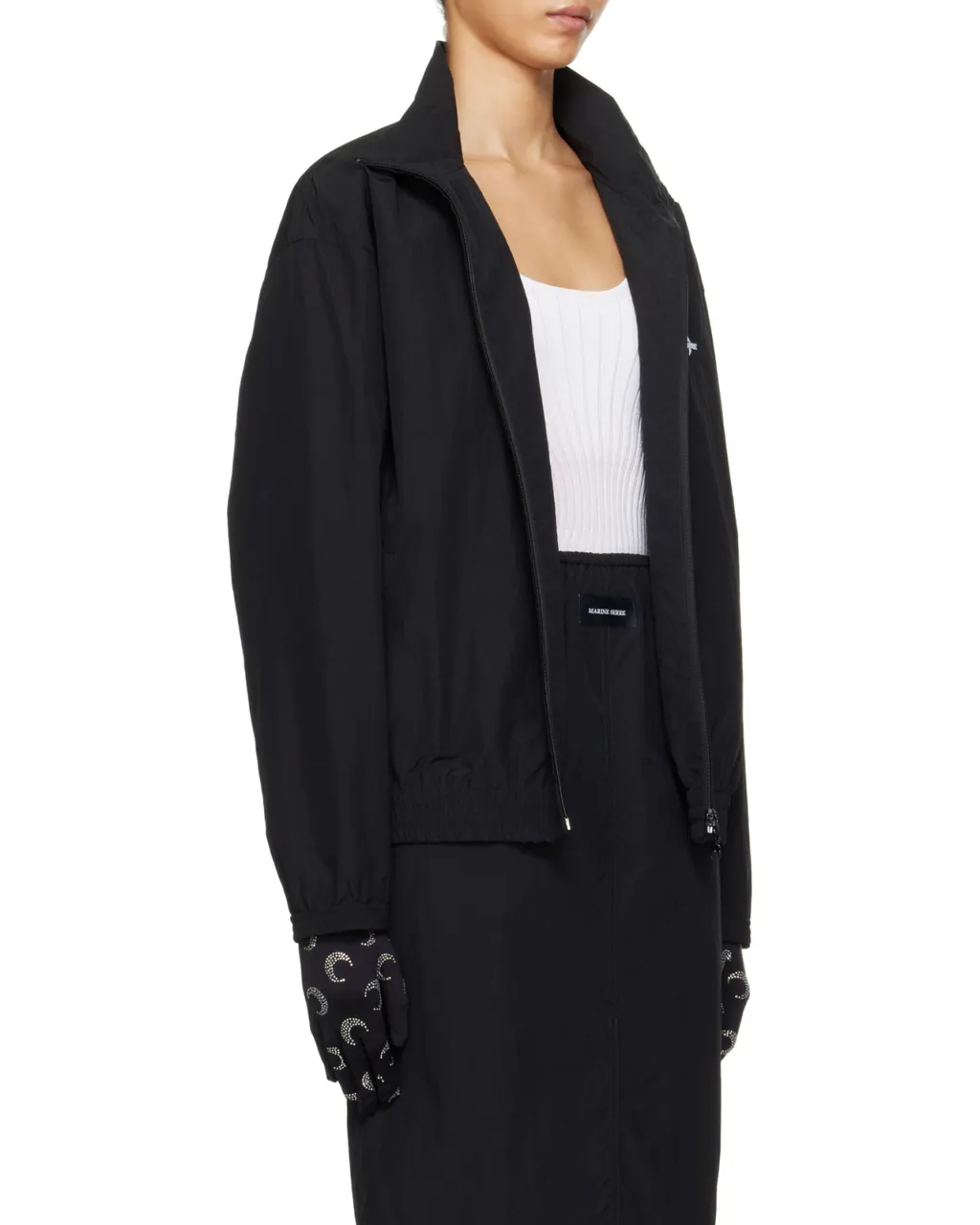 Logo Embroidered Sport Track Jacket