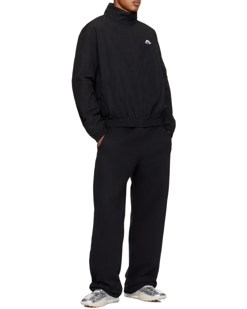 Logo Embroidered Sport Track Jacket