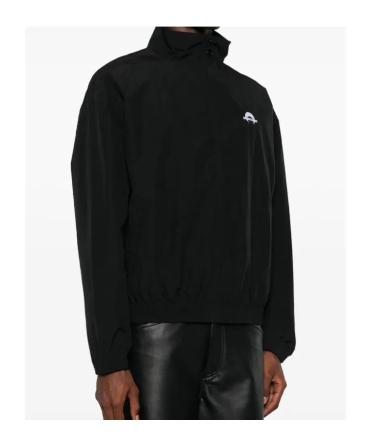 Logo Embroidered Sport Track Jacket