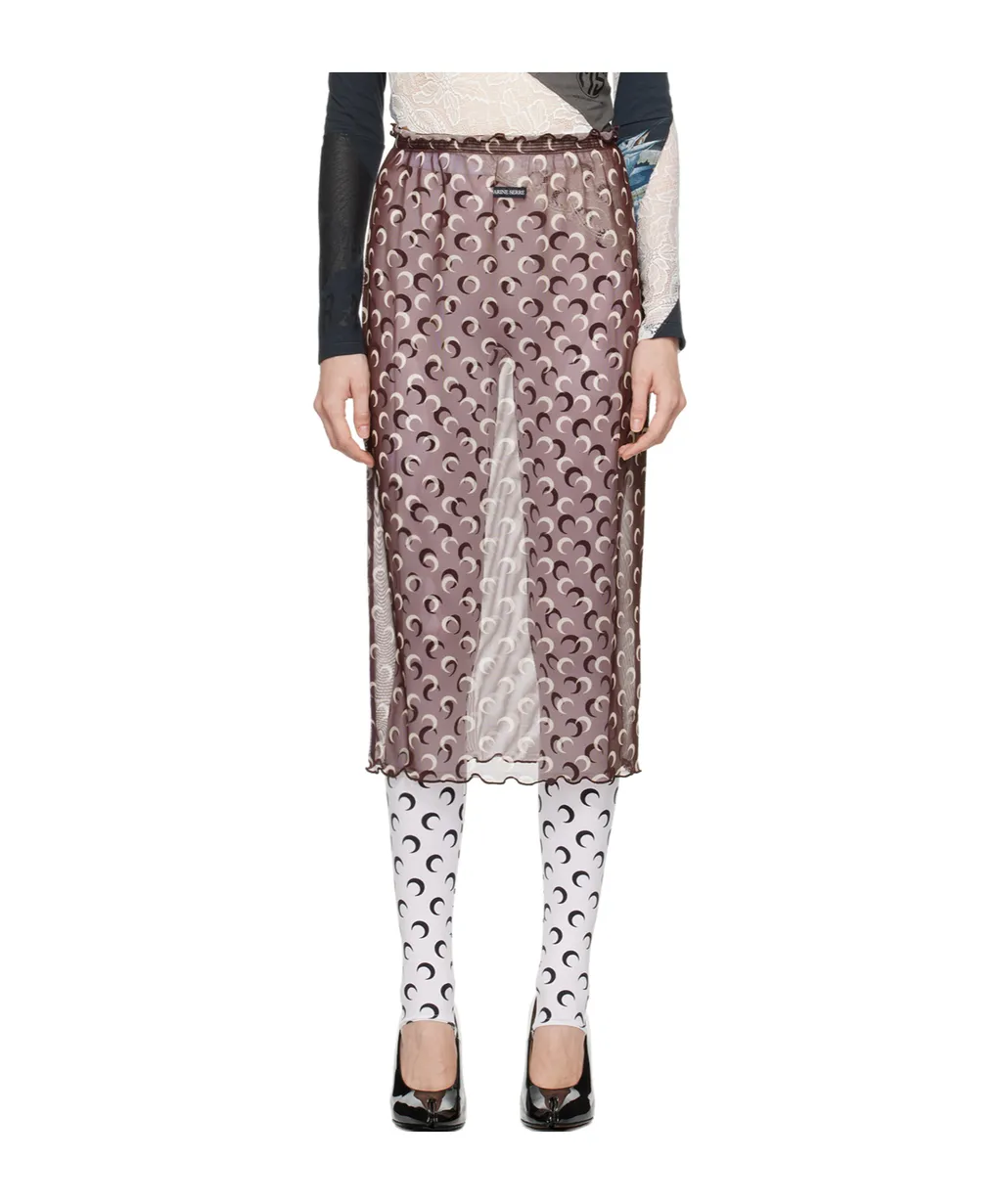 Moon Printed Skirt
