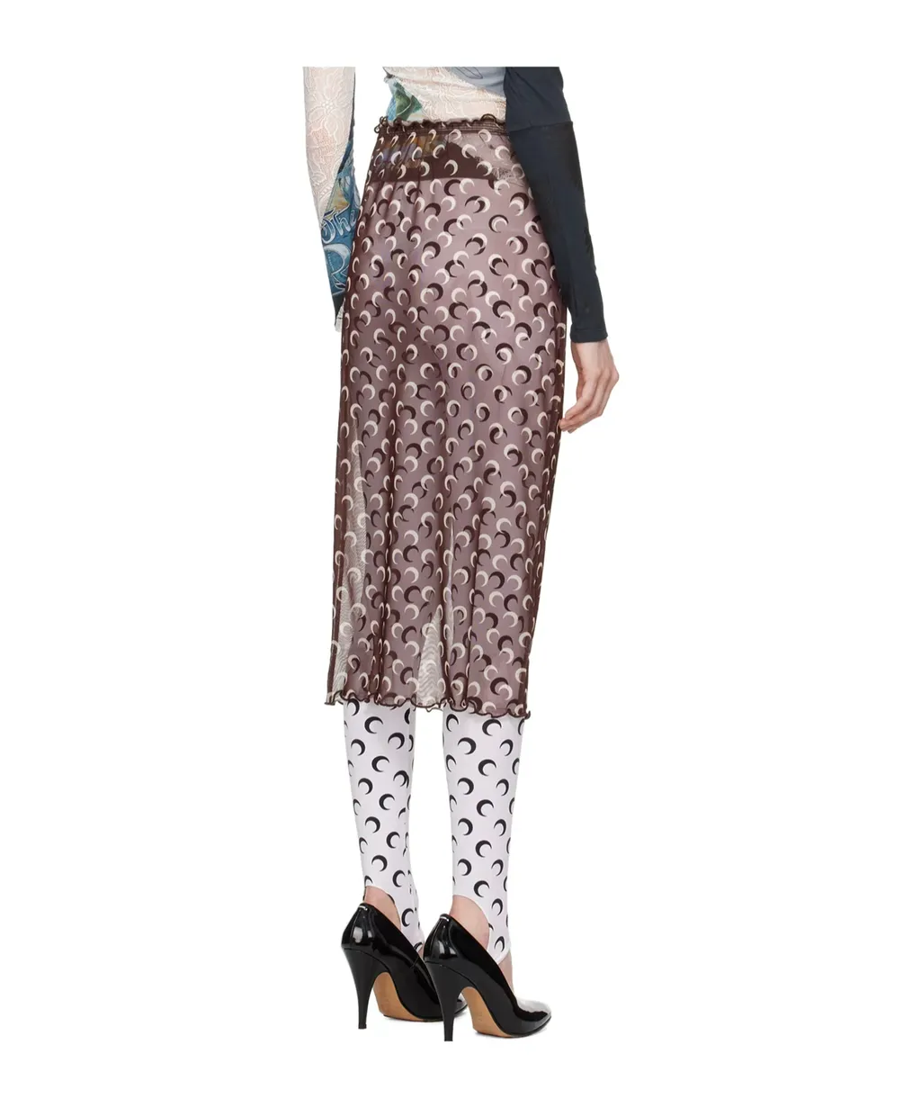Moon Printed Skirt