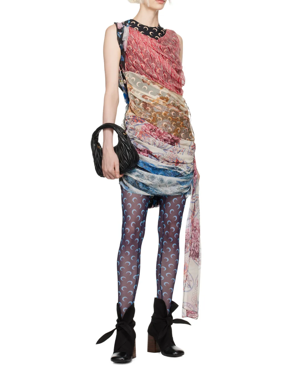 Printed Scarf Dress