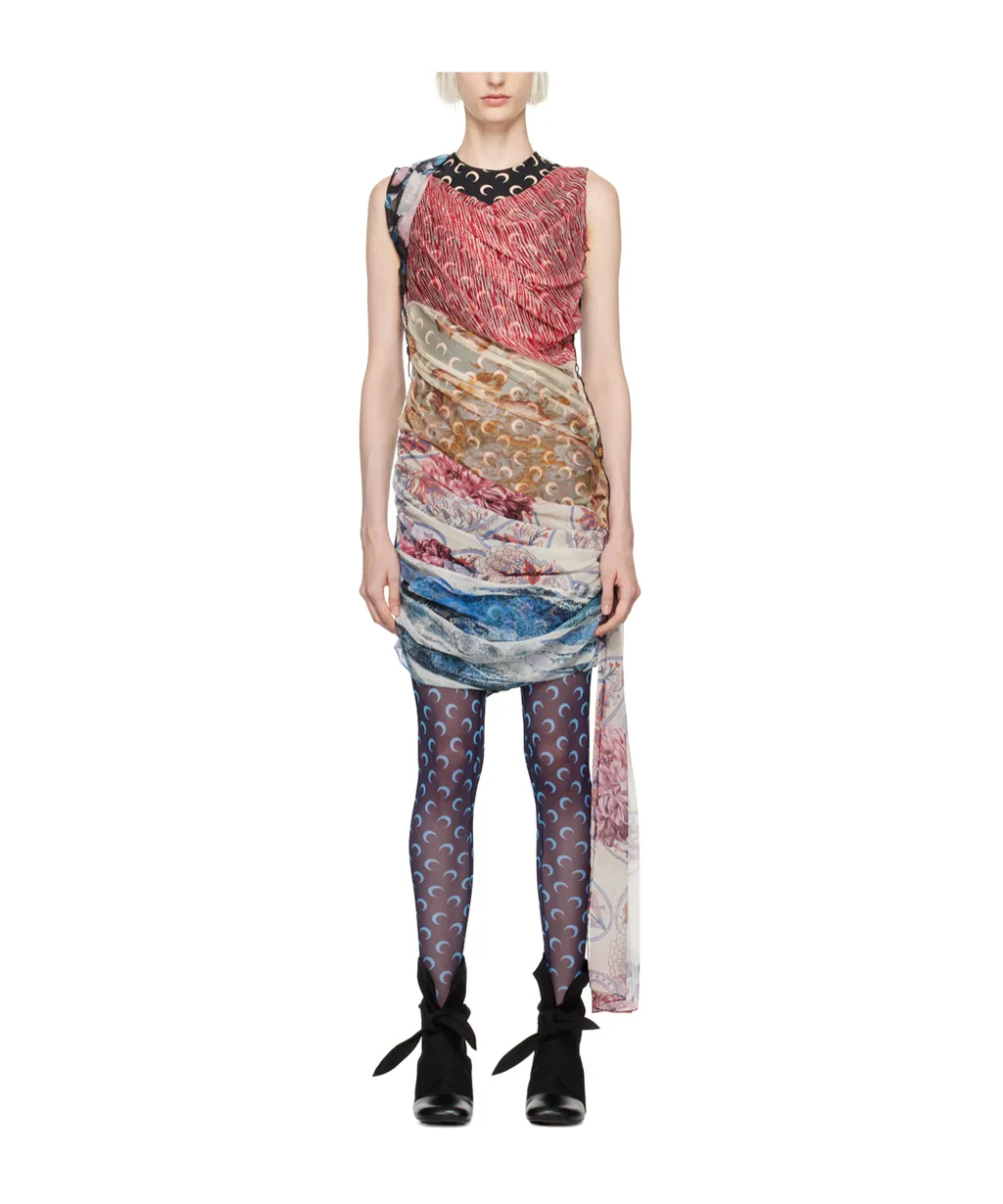 Printed Scarf Dress