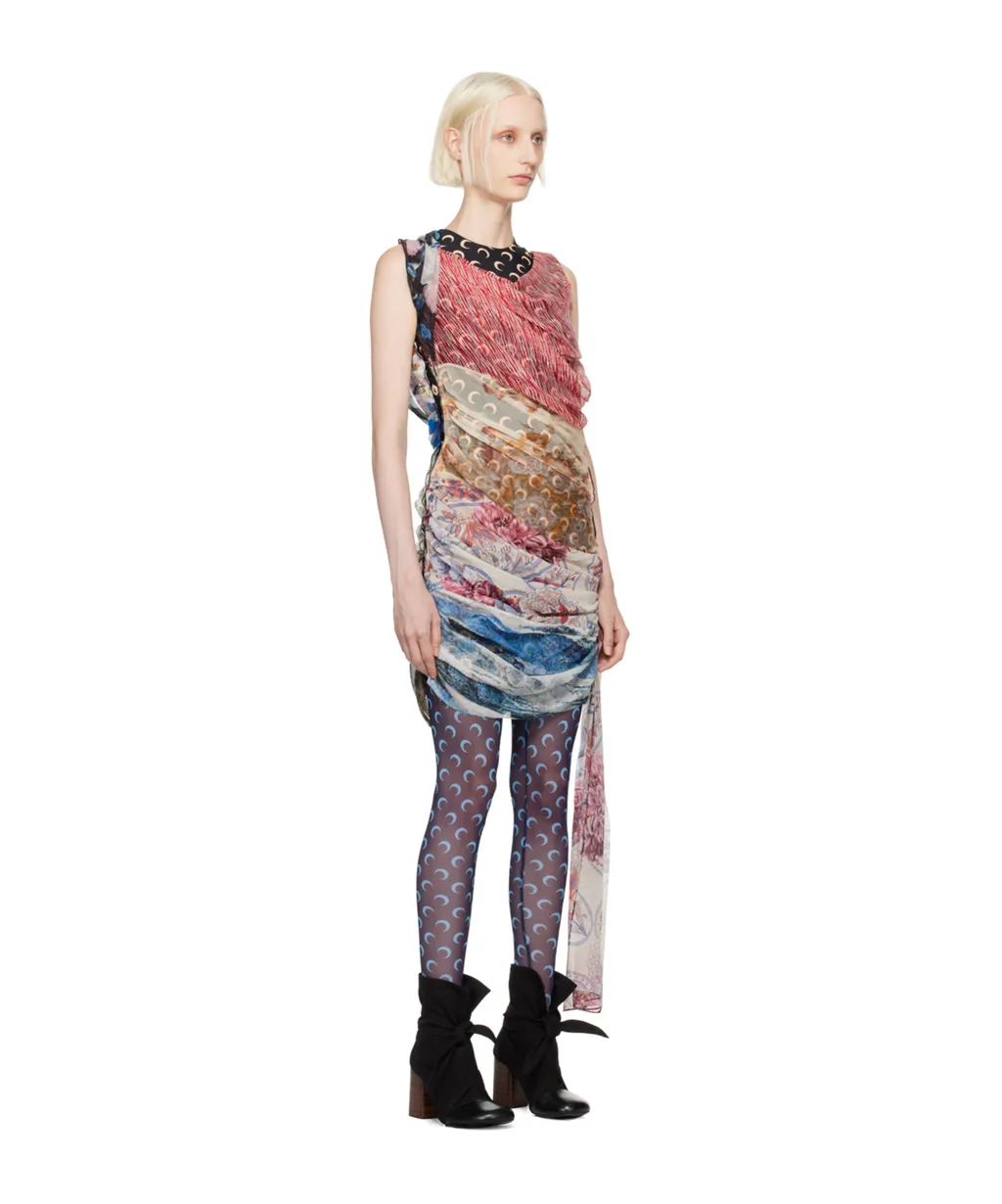 Printed Scarf Dress
