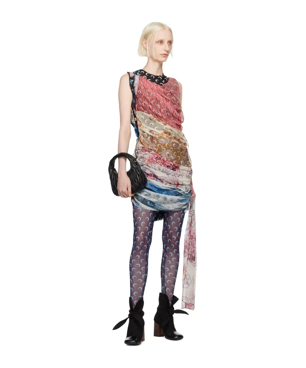 Printed Scarf Dress
