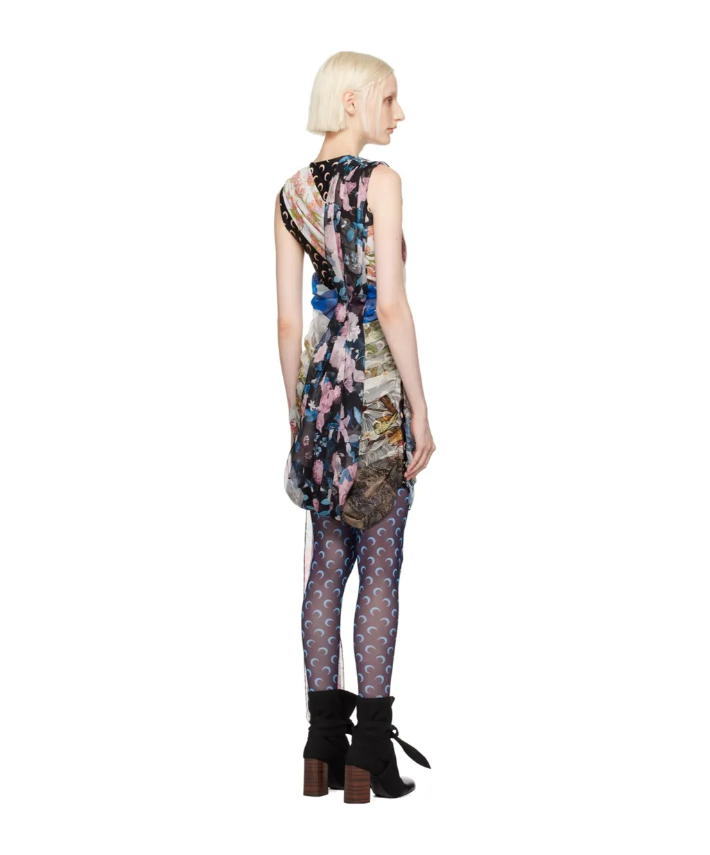 Printed Scarf Dress