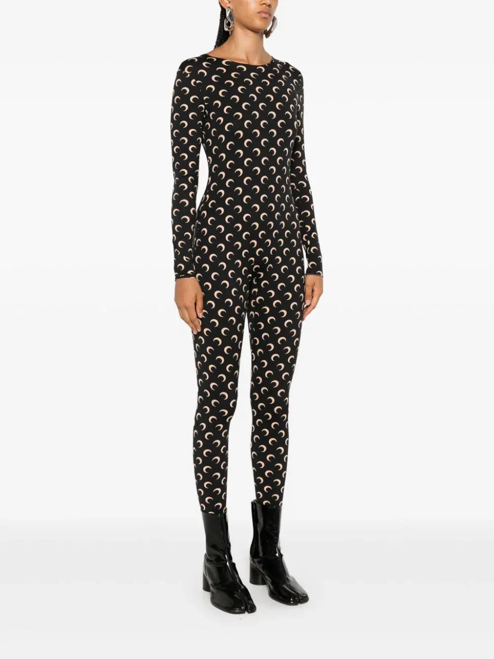Logo Monogram Crewneck Jumpsuit