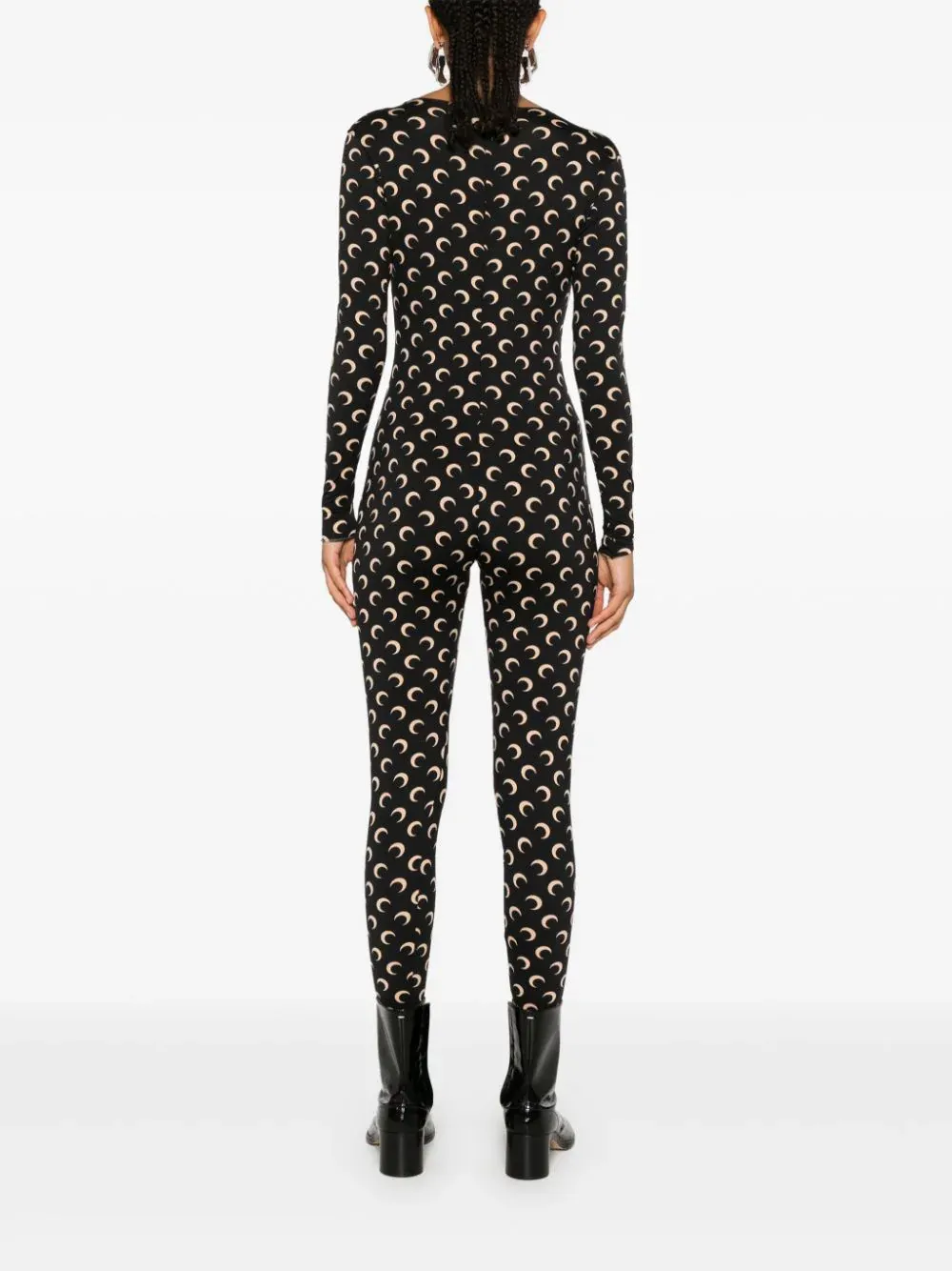 Logo Monogram Crewneck Jumpsuit
