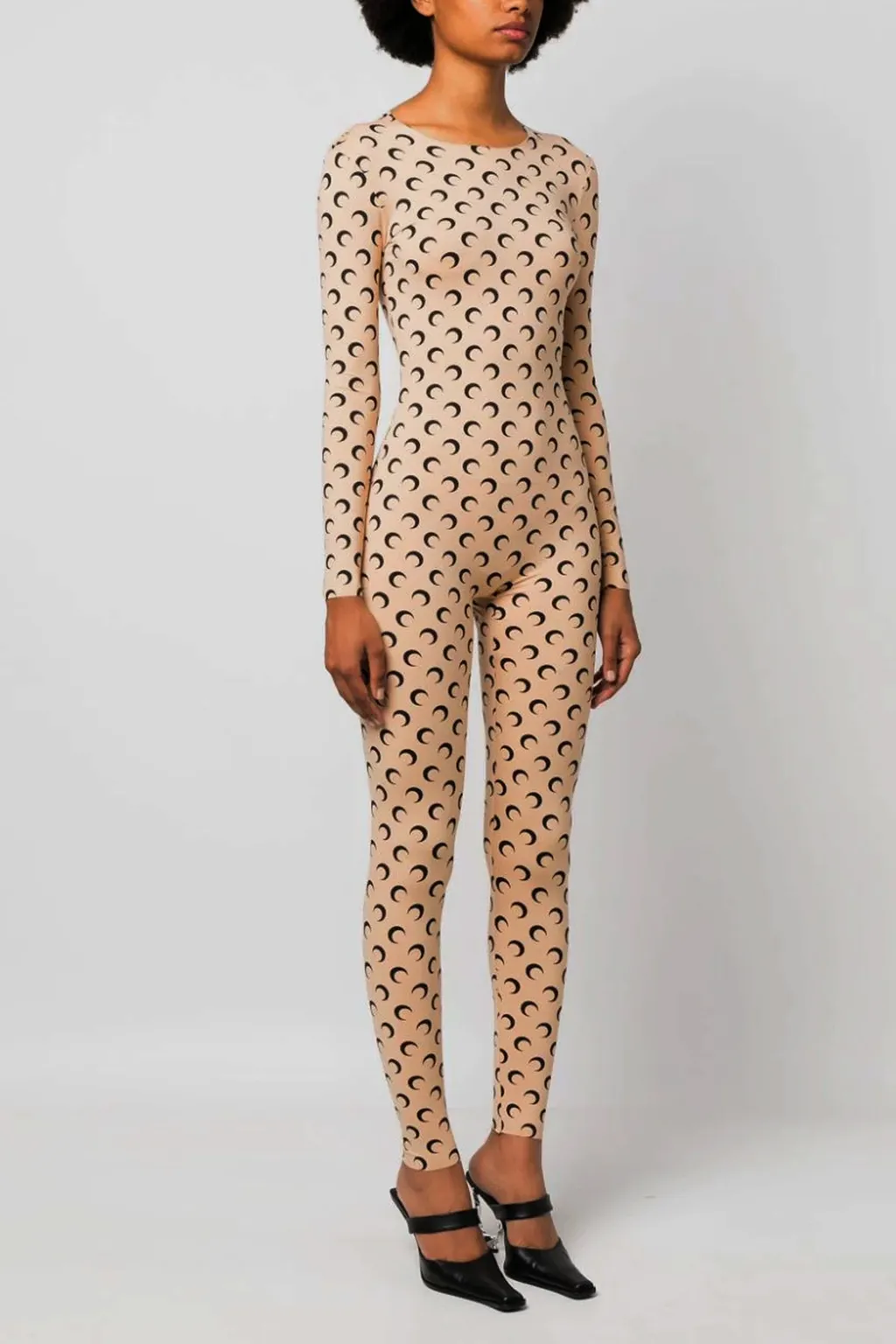 Logo Monogram Crewneck Jumpsuit