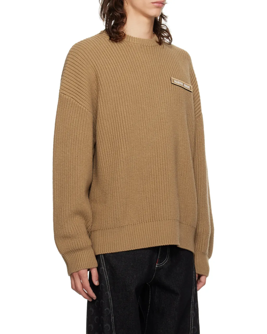 Fisherman Logo Patch Knitted Sweater