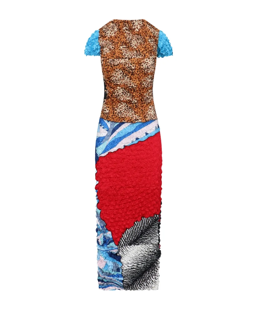 Panelled Midi Dress