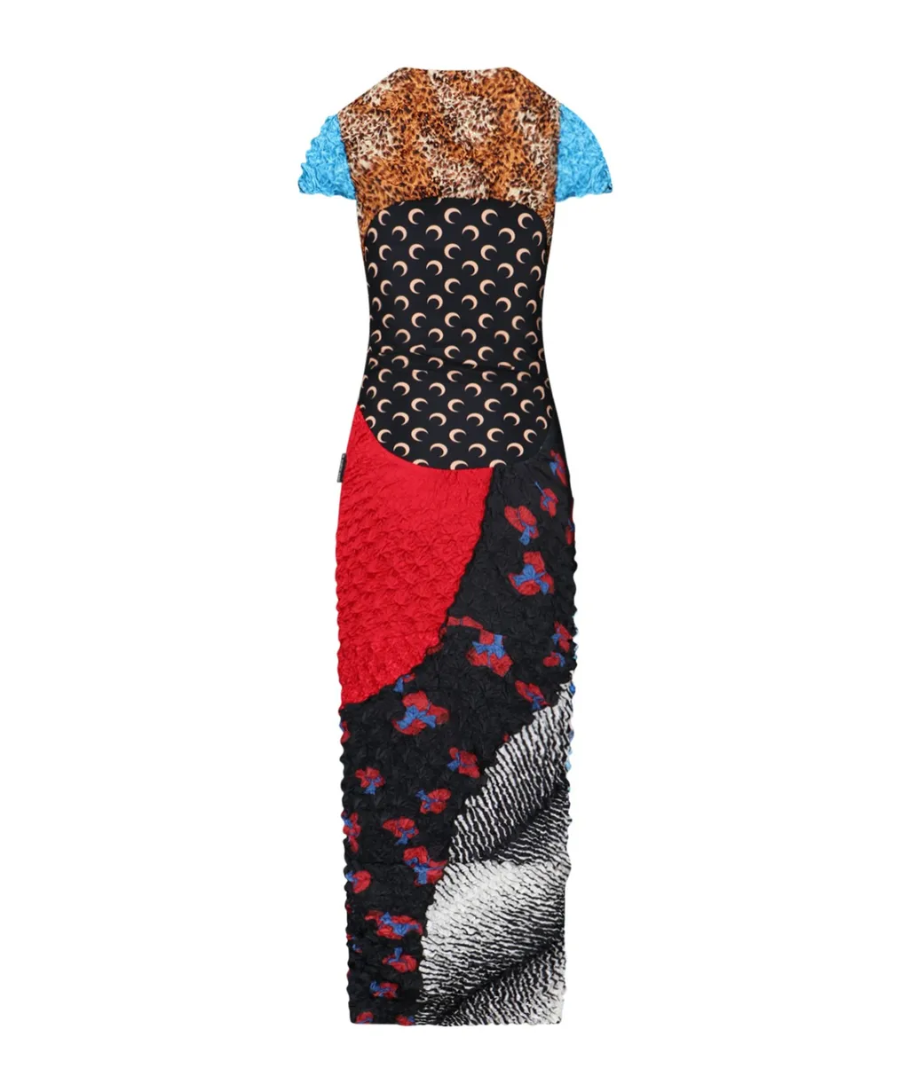 Panelled Midi Dress