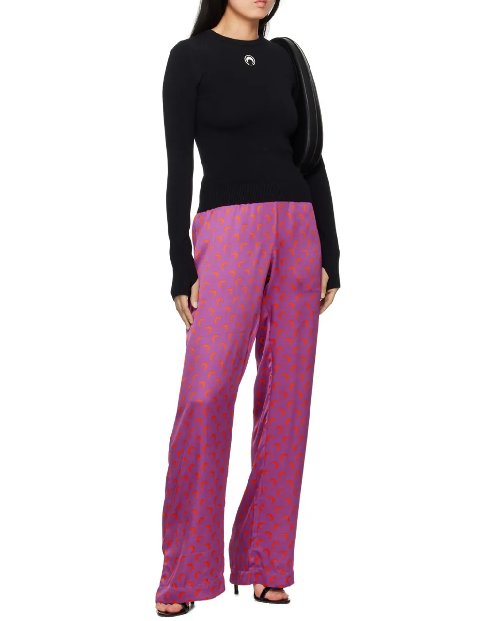 Moon Embroidered Pullover