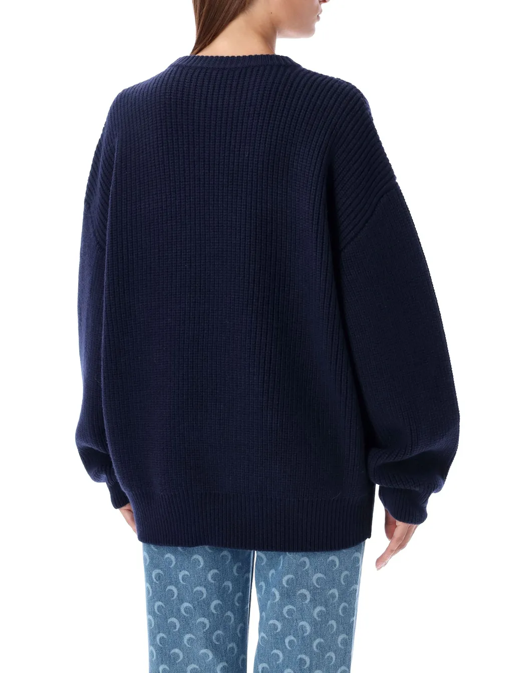 Fisherman Logo Patch Knitted Sweater