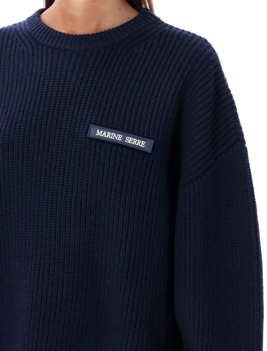 Fisherman Logo Patch Knitted Sweater