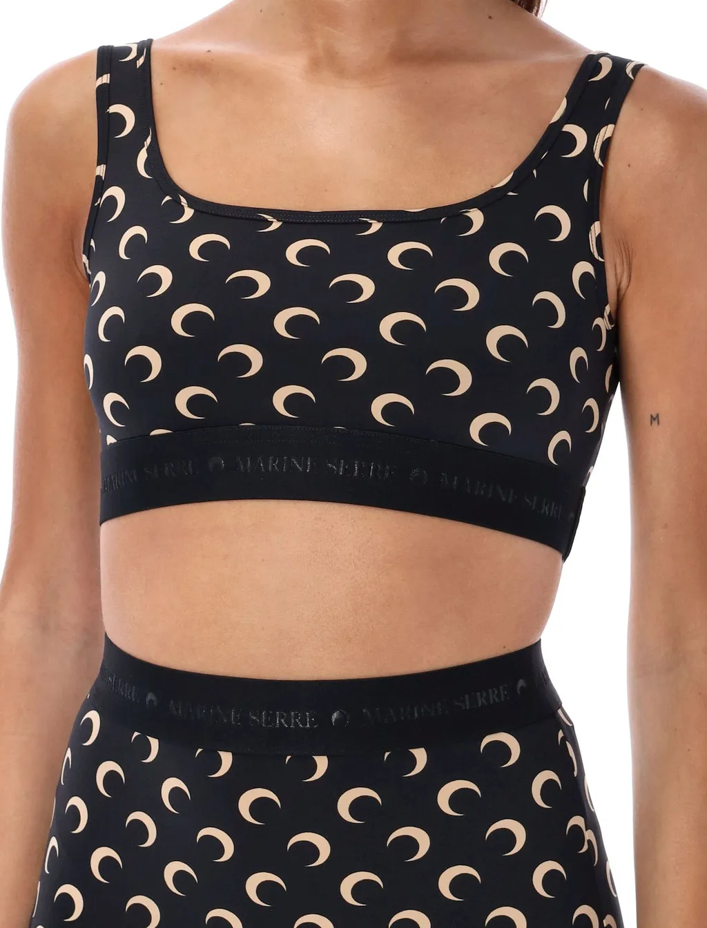 Moon Printed Cropped Top