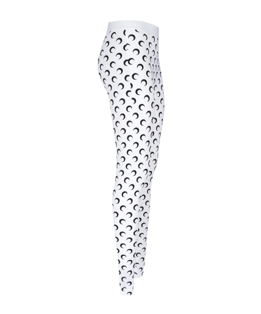 Moon Printed Skinny-Cut Leggings