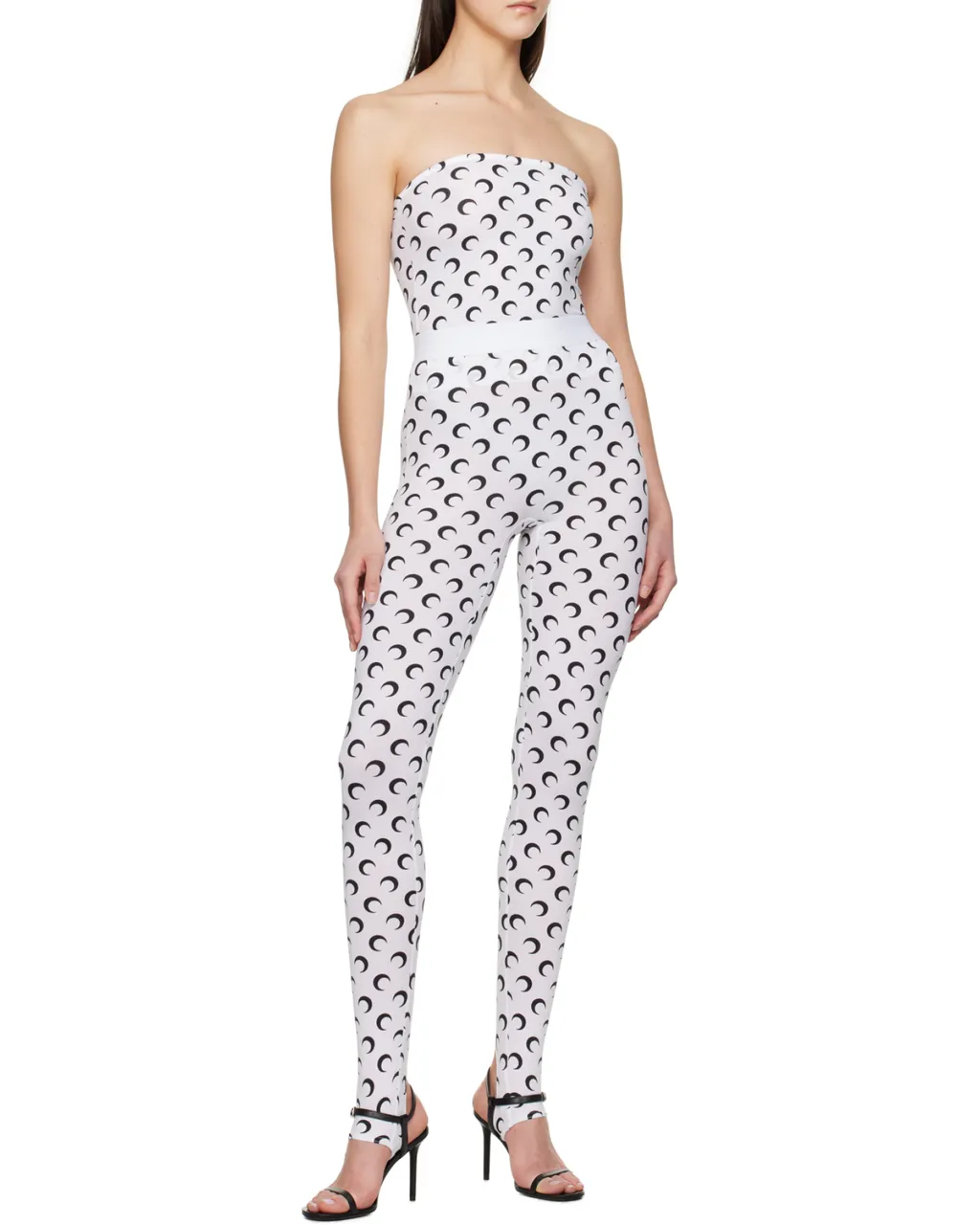 Moon Printed Skinny-Cut Leggings