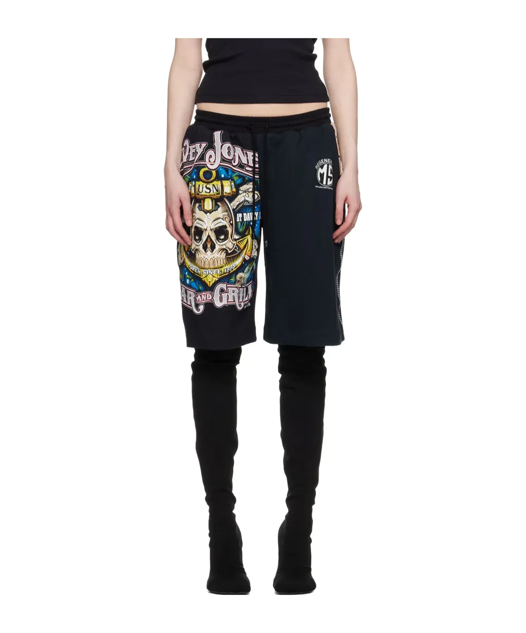 Plain Jersey Printed Shorts
