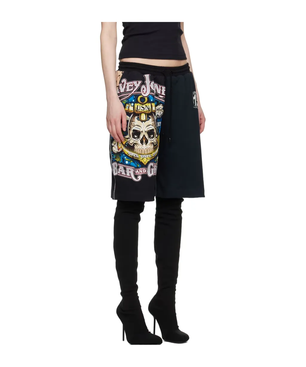 Plain Jersey Printed Shorts