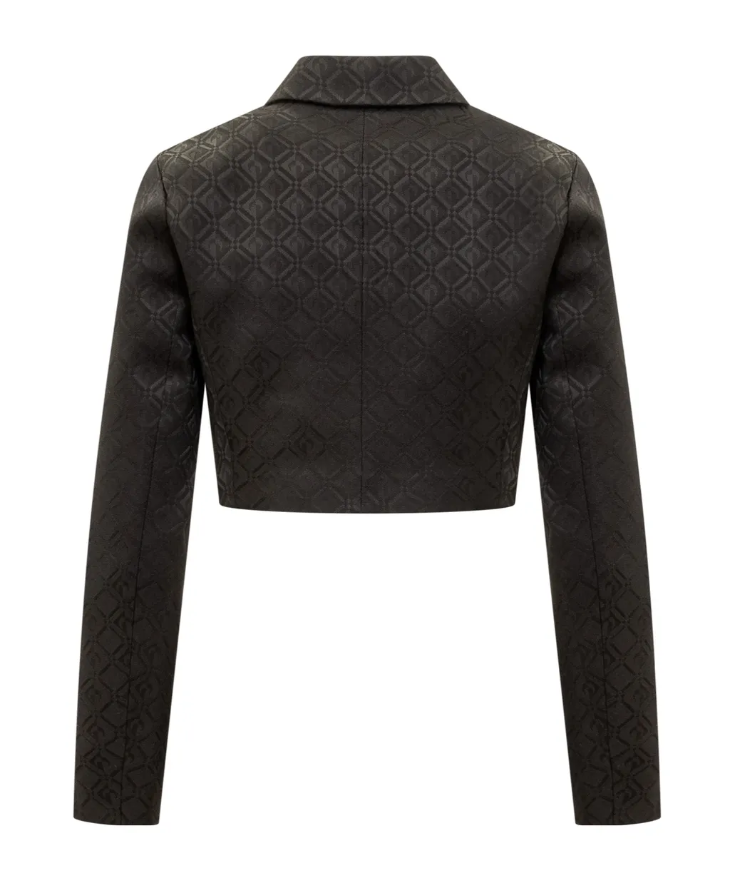 Moon Diamant Jacquard Cropped Jacket