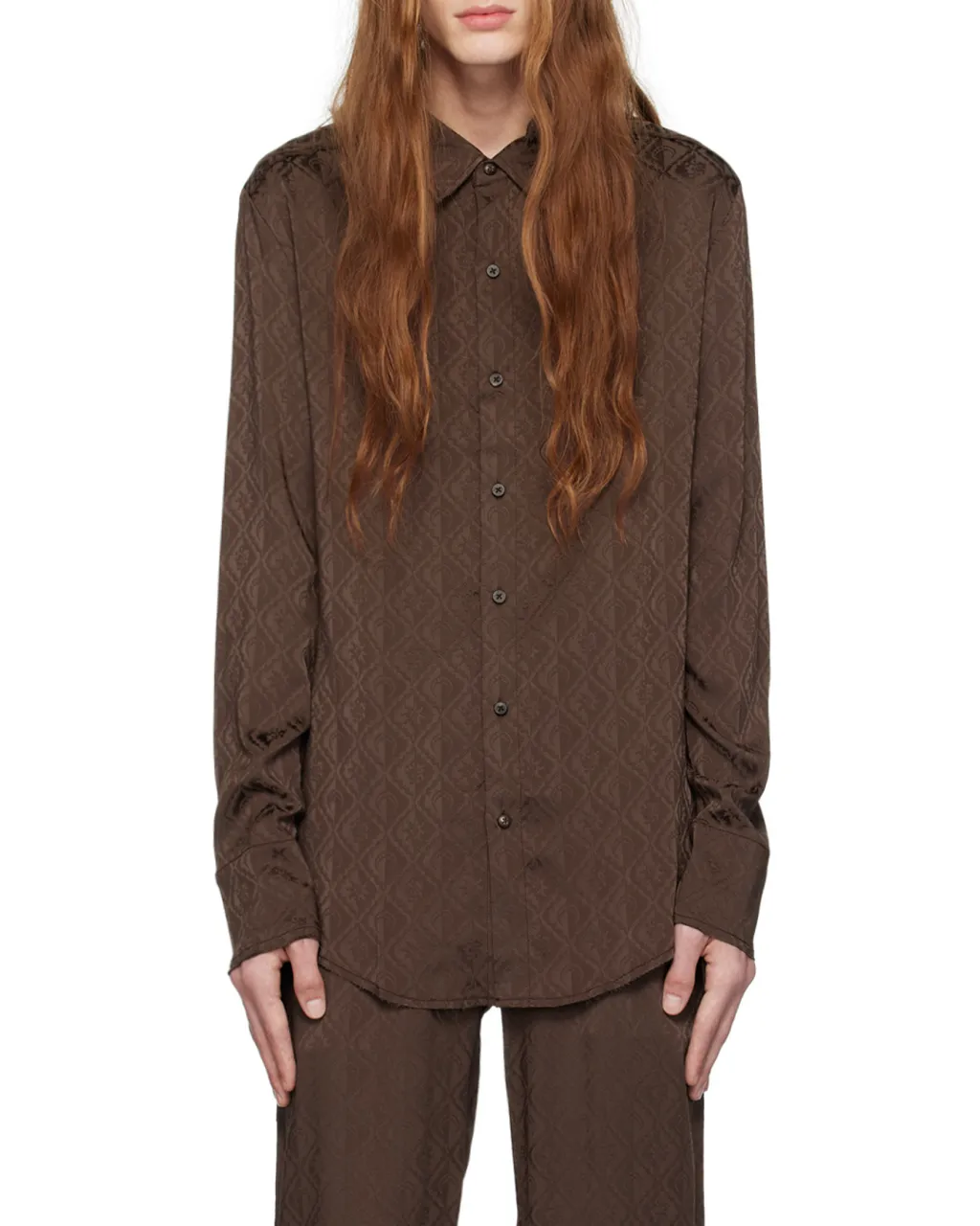 Moon Diamond Button-Down Shirt